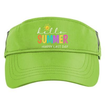 Happy Last Day Of School Teacher Student Hello Summer Gifts Adult Drive Performance Visor