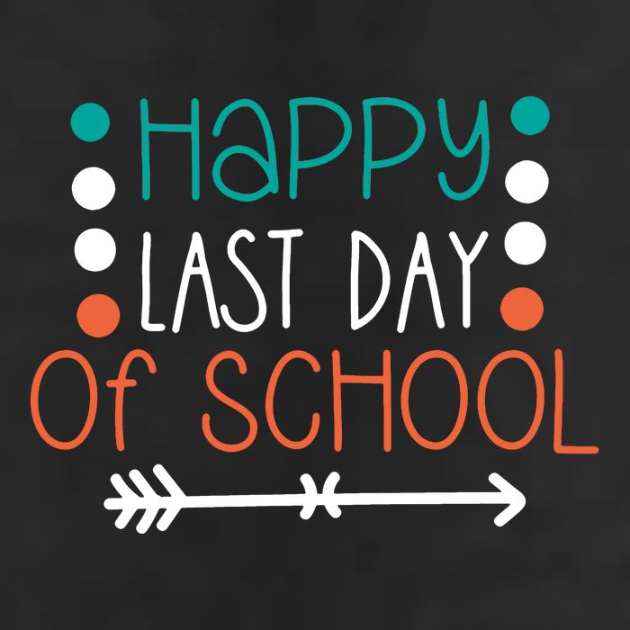 Happy Last Day Of School Graduation Gift 7 Panel Mesh Trucker Snapback Hat