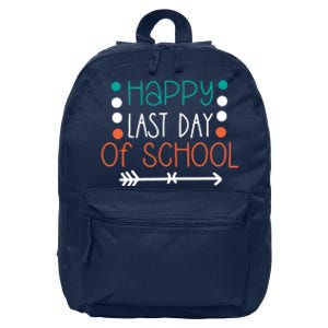 Happy Last Day Of School Graduation Gift 16 in Basic Backpack