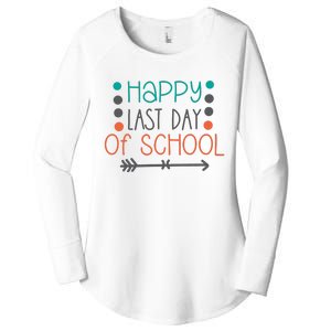 Happy Last Day Of School Graduation Gift Women's Perfect Tri Tunic Long Sleeve Shirt