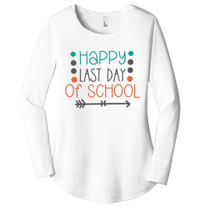 Happy Last Day Of School Graduation Gift Women's Perfect Tri Tunic Long Sleeve Shirt