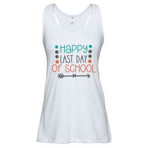 Happy Last Day Of School Graduation Gift Ladies Essential Flowy Tank