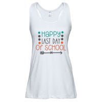 Happy Last Day Of School Graduation Gift Ladies Essential Flowy Tank