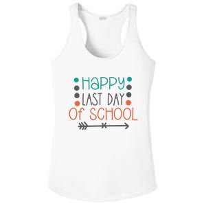 Happy Last Day Of School Graduation Gift Ladies PosiCharge Competitor Racerback Tank