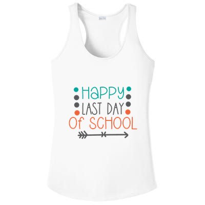 Happy Last Day Of School Graduation Gift Ladies PosiCharge Competitor Racerback Tank