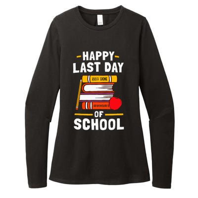 Happy Last Day Of School Teachers Students Womens CVC Long Sleeve Shirt