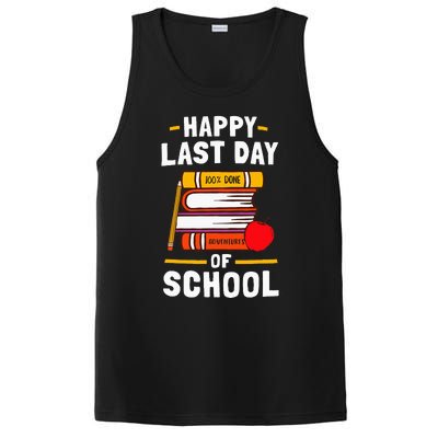 Happy Last Day Of School Teachers Students PosiCharge Competitor Tank