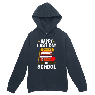 Happy Last Day Of School Teachers Students Urban Pullover Hoodie