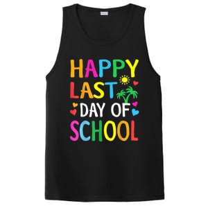 Happy Last Day Of School Teacher Student Graduation PosiCharge Competitor Tank