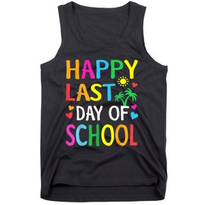 Happy Last Day Of School Teacher Student Graduation Tank Top