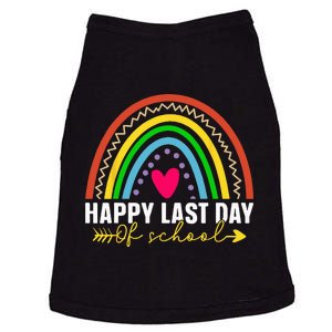 Happy Last Day Of School Hello Summer Teacher Student Doggie Tank