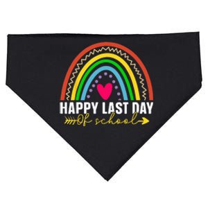 Happy Last Day Of School Hello Summer Teacher Student USA-Made Doggie Bandana