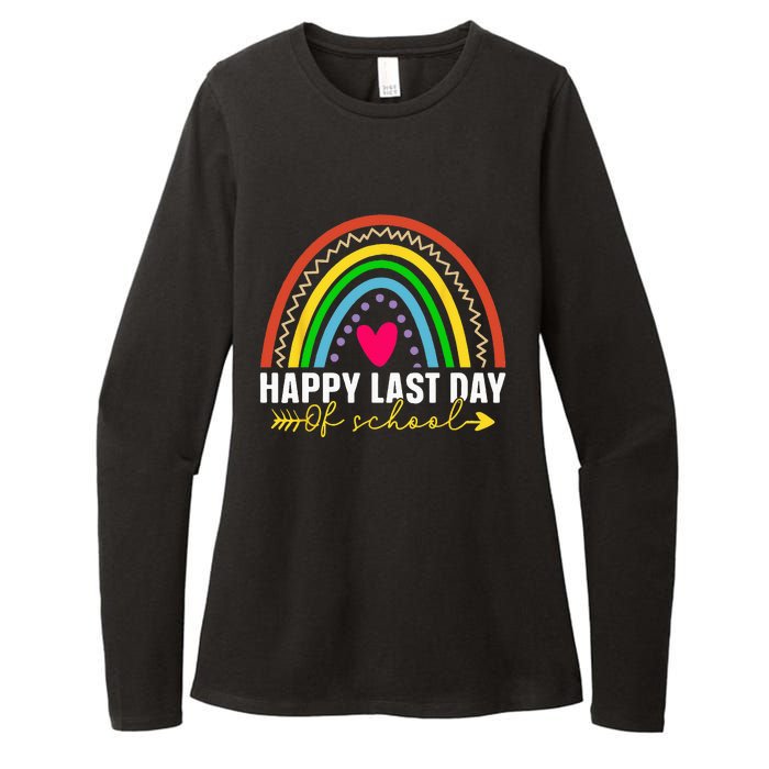 Happy Last Day Of School Hello Summer Teacher Student Womens CVC Long Sleeve Shirt