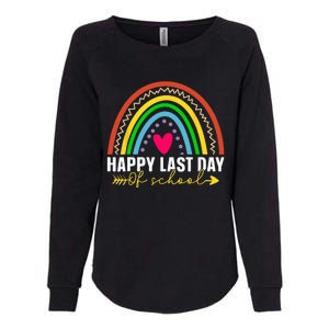 Happy Last Day Of School Hello Summer Teacher Student Womens California Wash Sweatshirt