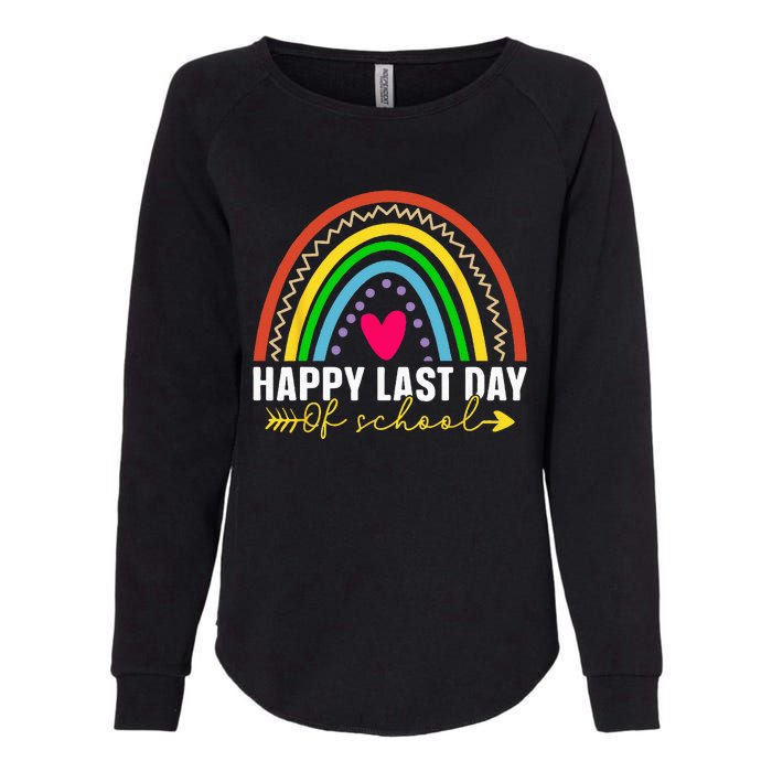 Happy Last Day Of School Hello Summer Teacher Student Womens California Wash Sweatshirt