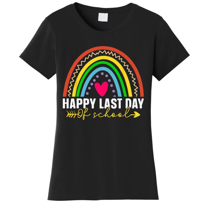 Happy Last Day Of School Hello Summer Teacher Student Women's T-Shirt