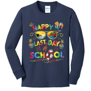 Happy Last Day Of School Shirts Teachers End Of Year Students Kids Long Sleeve Shirt