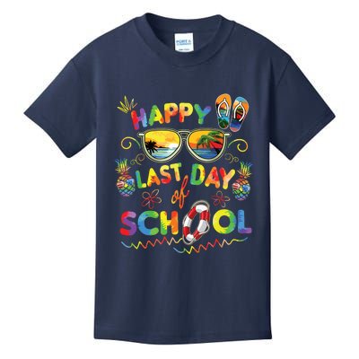 Happy Last Day Of School Shirts Teachers End Of Year Students Kids T-Shirt