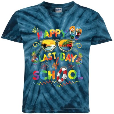 Happy Last Day Of School Shirts Teachers End Of Year Students Kids Tie-Dye T-Shirt