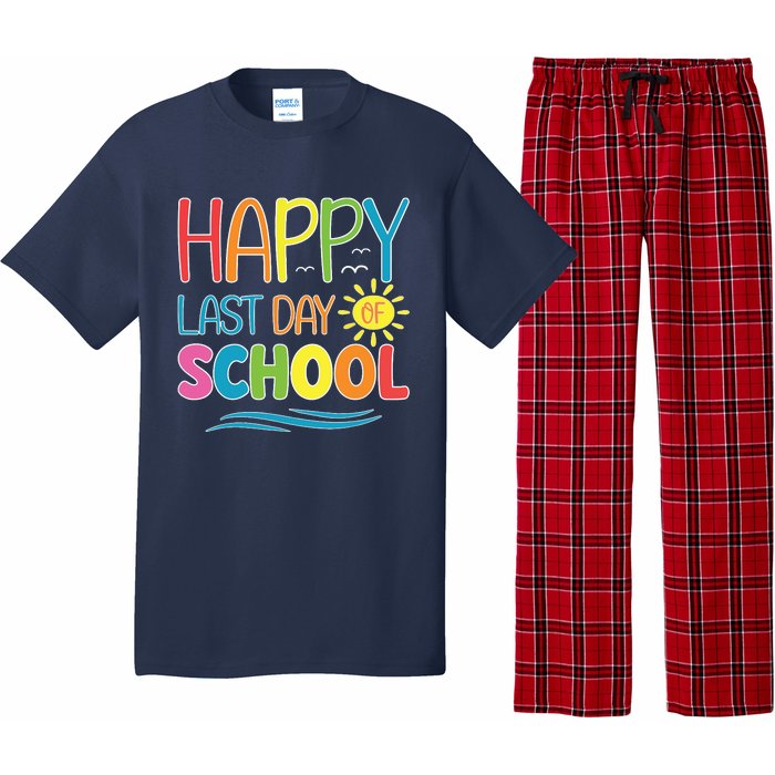 Happy Last Day Of School Teacher Student Graduation Summer Pajama Set