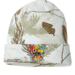 Happy Last Day Of School Shirts Hello Summer Teacher Student Kati Licensed 12" Camo Beanie