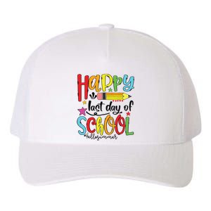 Happy Last Day Of School Shirts Hello Summer Teacher Student Yupoong Adult 5-Panel Trucker Hat