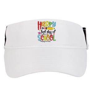 Happy Last Day Of School Shirts Hello Summer Teacher Student Adult Drive Performance Visor