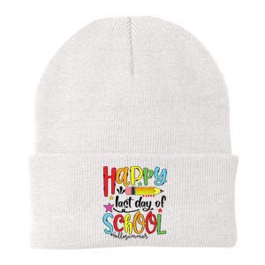 Happy Last Day Of School Shirts Hello Summer Teacher Student Knit Cap Winter Beanie