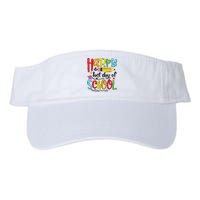 Happy Last Day Of School Shirts Hello Summer Teacher Student Valucap Bio-Washed Visor