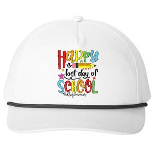 Happy Last Day Of School Shirts Hello Summer Teacher Student Snapback Five-Panel Rope Hat