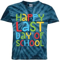 Happy Last Day Of School Students And Teachers Kids Tie-Dye T-Shirt