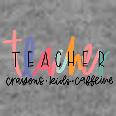 Happy Last Day Of School Teachers Crayons Kids Caffeine T-Shirt