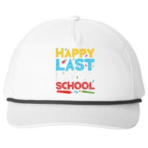 Happy Last Day Of School Students And Teachers Snapback Five-Panel Rope Hat