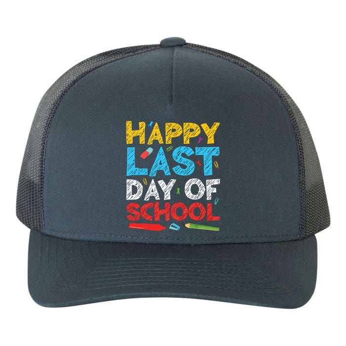 Happy Last Day Of School Students And Teachers Yupoong Adult 5-Panel Trucker Hat