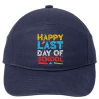 Happy Last Day Of School Students And Teachers 7-Panel Snapback Hat