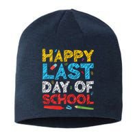 Happy Last Day Of School Students And Teachers Sustainable Beanie