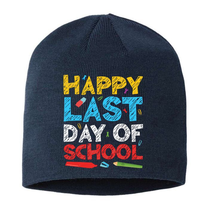 Happy Last Day Of School Students And Teachers Sustainable Beanie