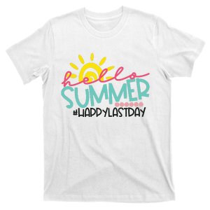 Happy Last Day Of School Teacher Student Hello Summer T-Shirt