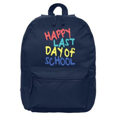 Happy Last Day Of School Students And Teachers 16 in Basic Backpack