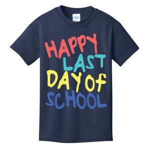 Happy Last Day Of School Students And Teachers Kids T-Shirt