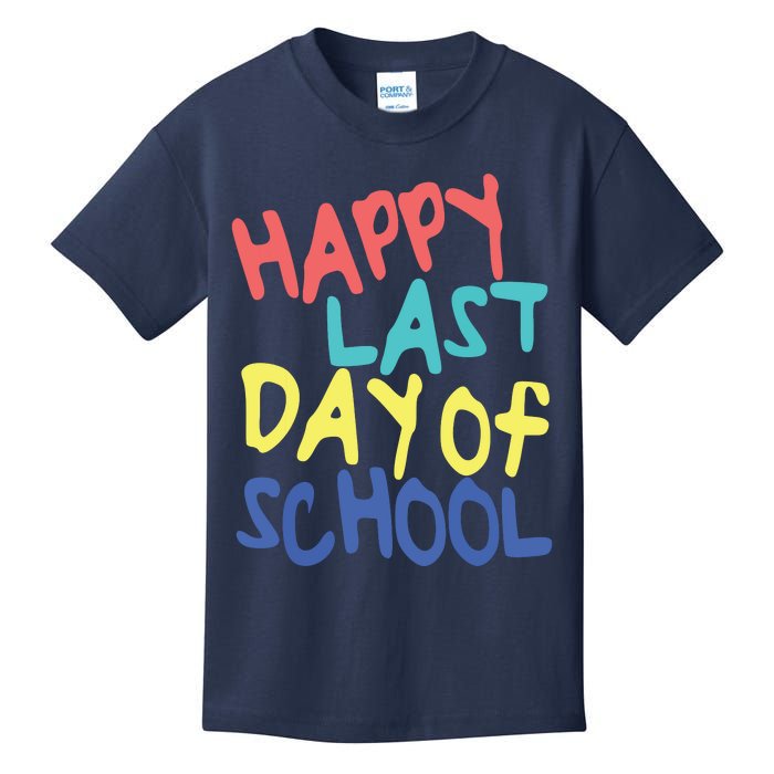 Happy Last Day Of School Students And Teachers Kids T-Shirt