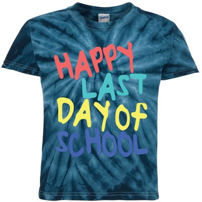 Happy Last Day Of School Students And Teachers Kids Tie-Dye T-Shirt