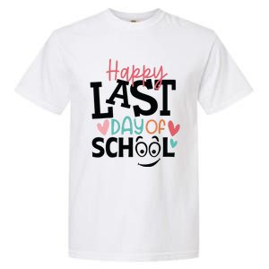 Happy Last Day Of School Teacher Student Boy Girl Womens Garment-Dyed Heavyweight T-Shirt