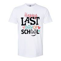 Happy Last Day Of School Teacher Student Boy Girl Womens Softstyle CVC T-Shirt