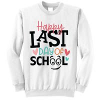 Happy Last Day Of School Teacher Student Boy Girl Womens Sweatshirt