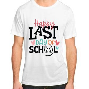 Happy Last Day Of School Teacher Student Boy Girl Womens Adult ChromaSoft Performance T-Shirt