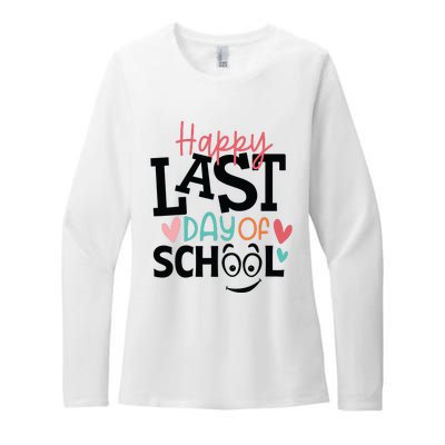 Happy Last Day Of School Teacher Student Boy Girl Womens Womens CVC Long Sleeve Shirt