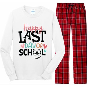 Happy Last Day Of School Teacher Student Boy Girl Womens Long Sleeve Pajama Set