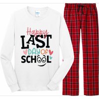 Happy Last Day Of School Teacher Student Boy Girl Womens Long Sleeve Pajama Set