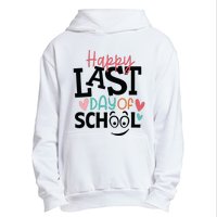 Happy Last Day Of School Teacher Student Boy Girl Womens Urban Pullover Hoodie